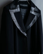 "JEAN-LOUIS SCHERRER" tailored leather lapel jacket