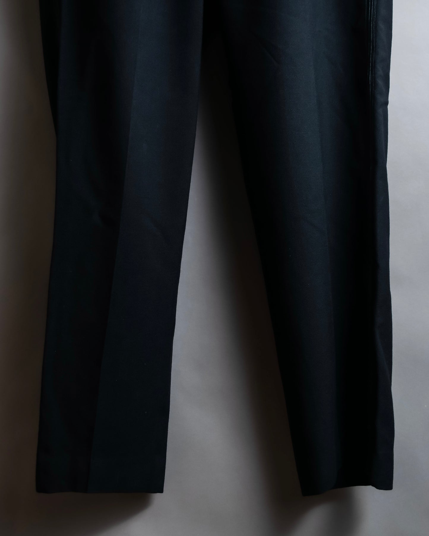 Vintage side line design wide tapered slacks