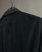 "COMME des GARÇONS HOMME" 10SS Vintage multi-button hickory stripe linen wool jacket
