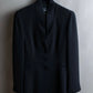 "GIORGIO ARMANI" 100% silk shawl collar shaped tailored jacket