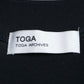 "TOGA ARCHIVES" Asymmetrical zip design maxi dress