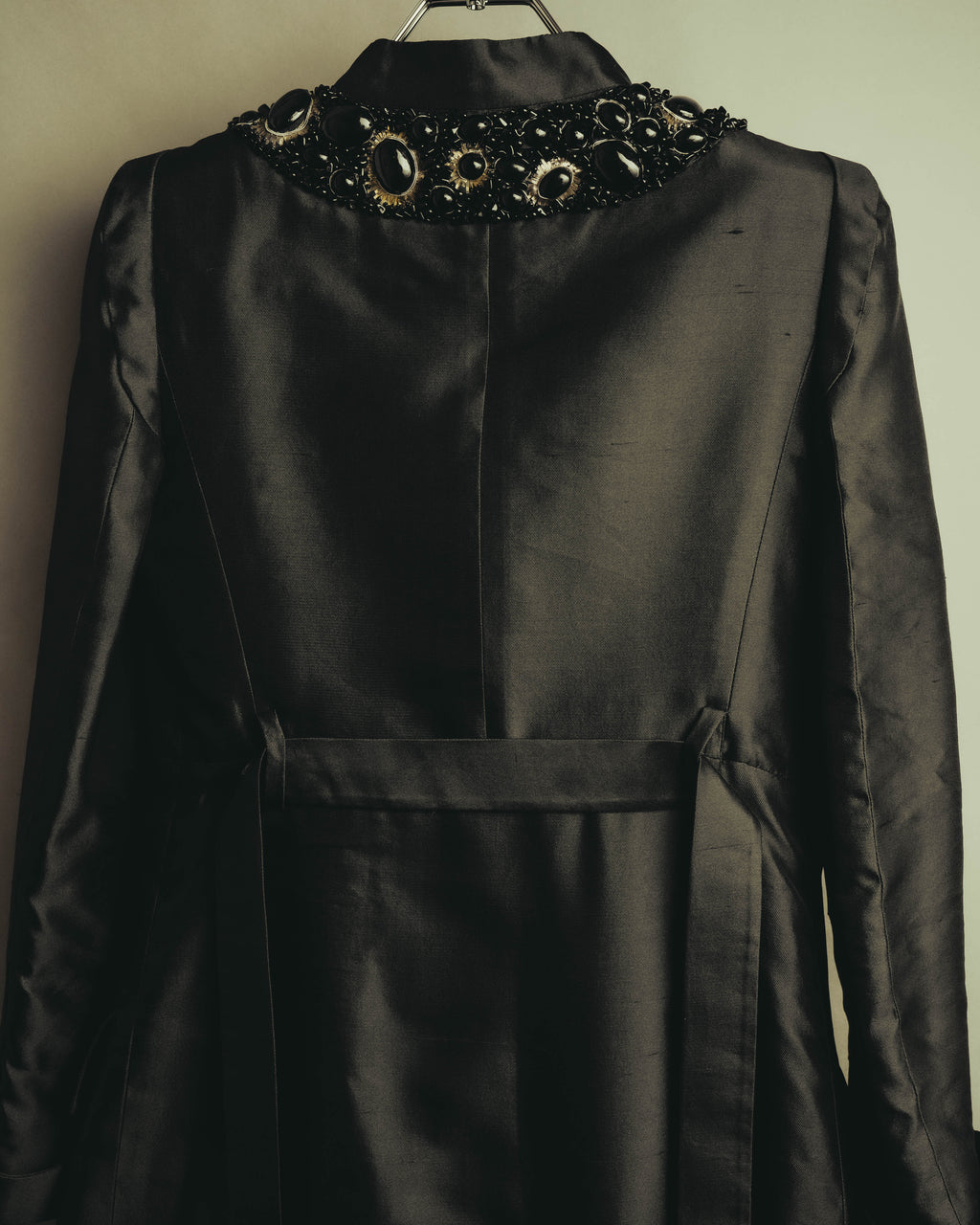 "CELINE" 00's Embellished silk coat