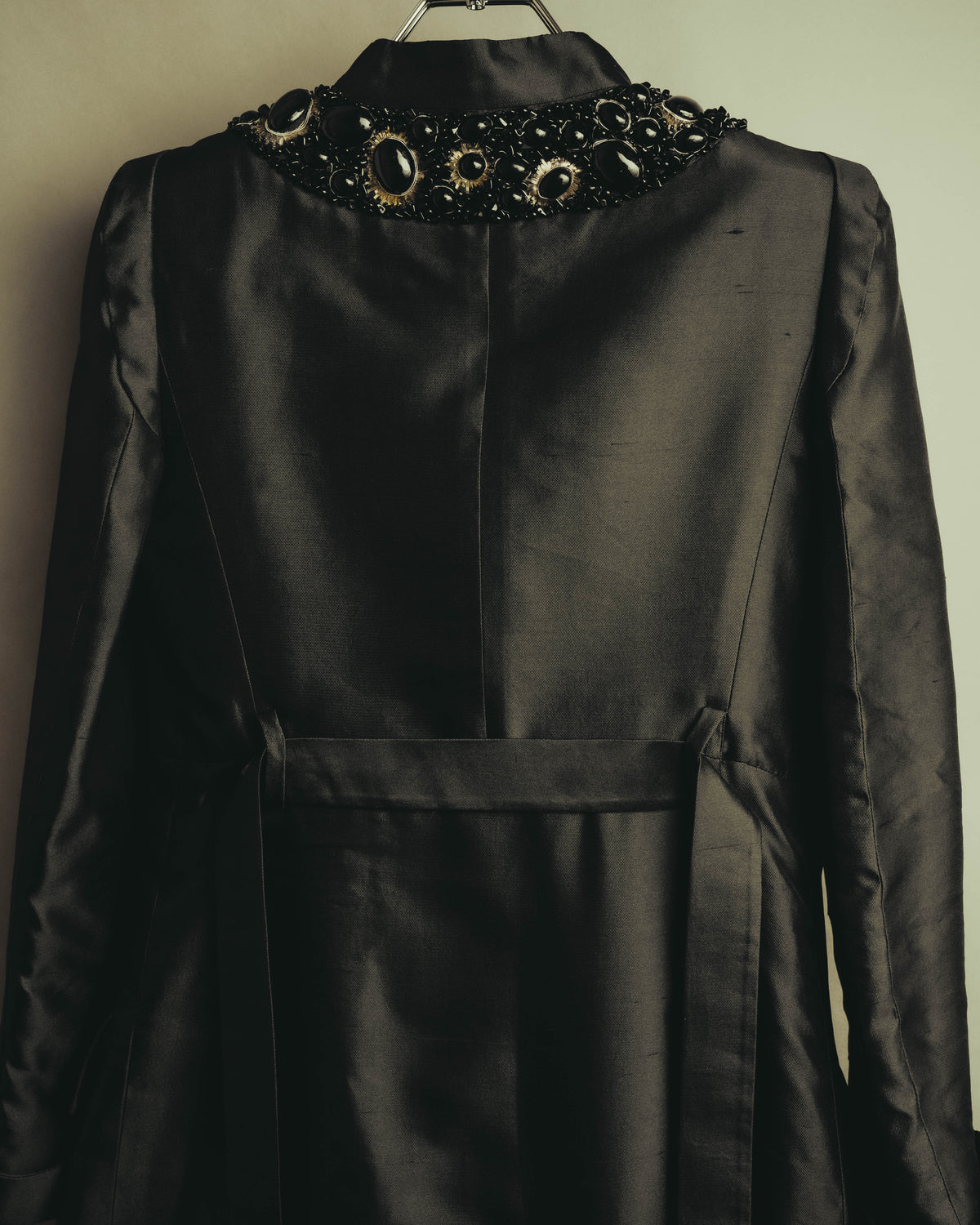 "CELINE" 00's Embellished silk coat