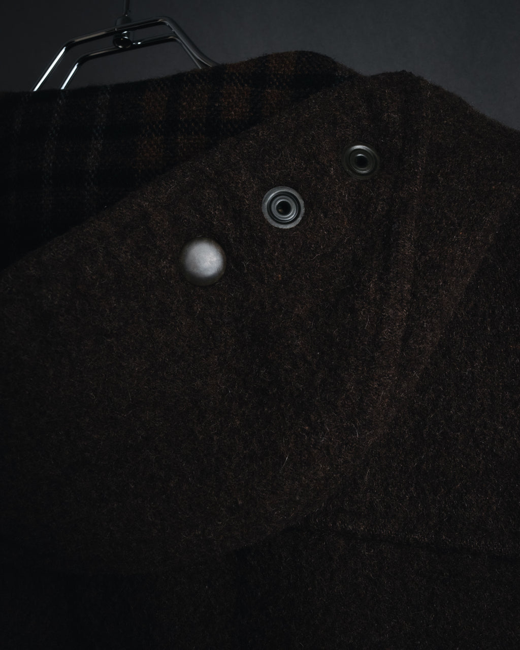 "COMME des GARCONS HOMME"
13AW Wool duffle coat with hood and toggle closures