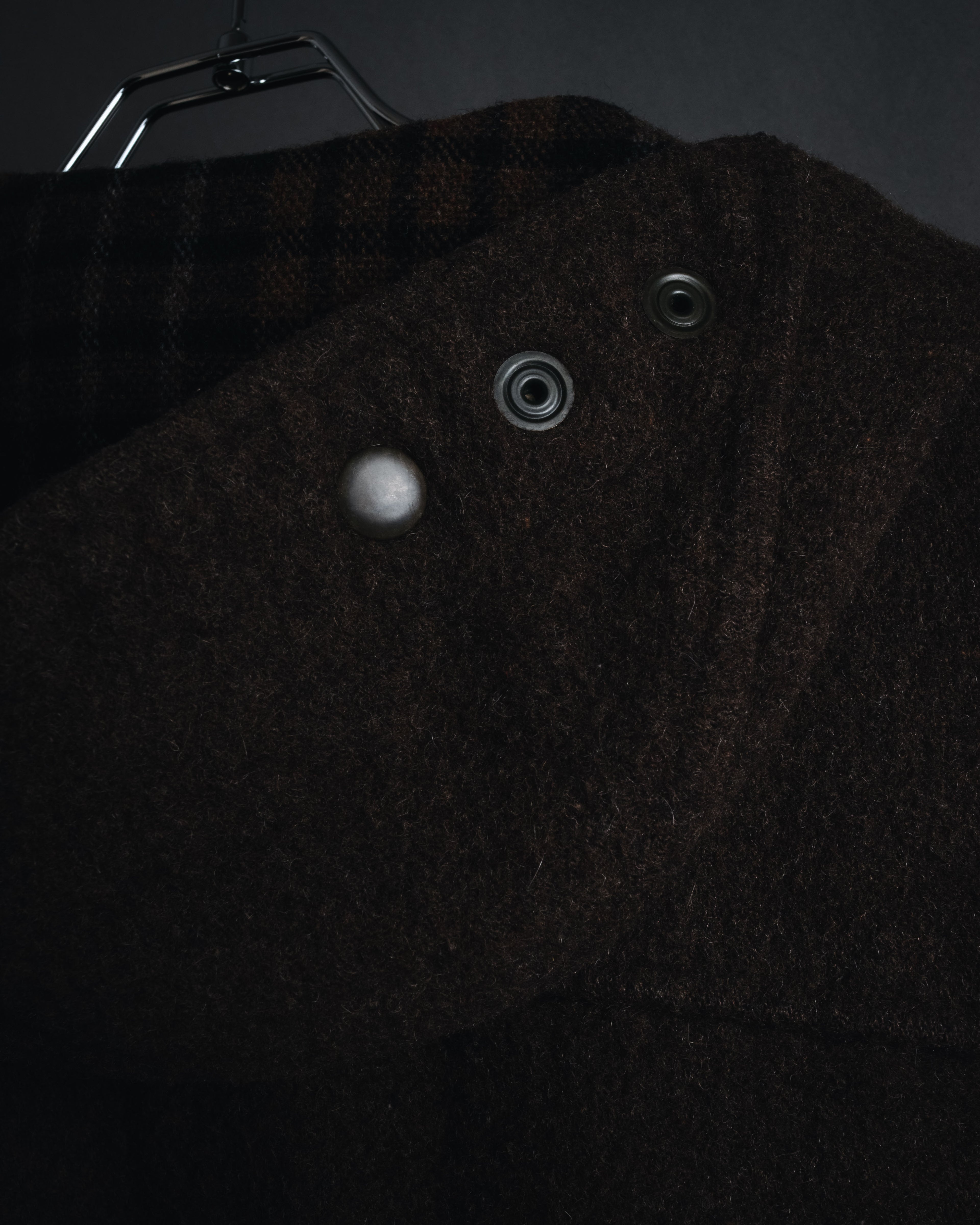 "COMME des GARCONS HOMME"
13AW Wool duffle coat with hood and toggle closures