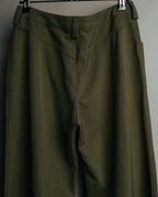 -SPECIAL- “Christian Dior” 2001 Galliano era olive wide safari trousers