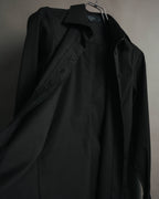 "GUCCI" 00's Black uniform long sleeve shirt