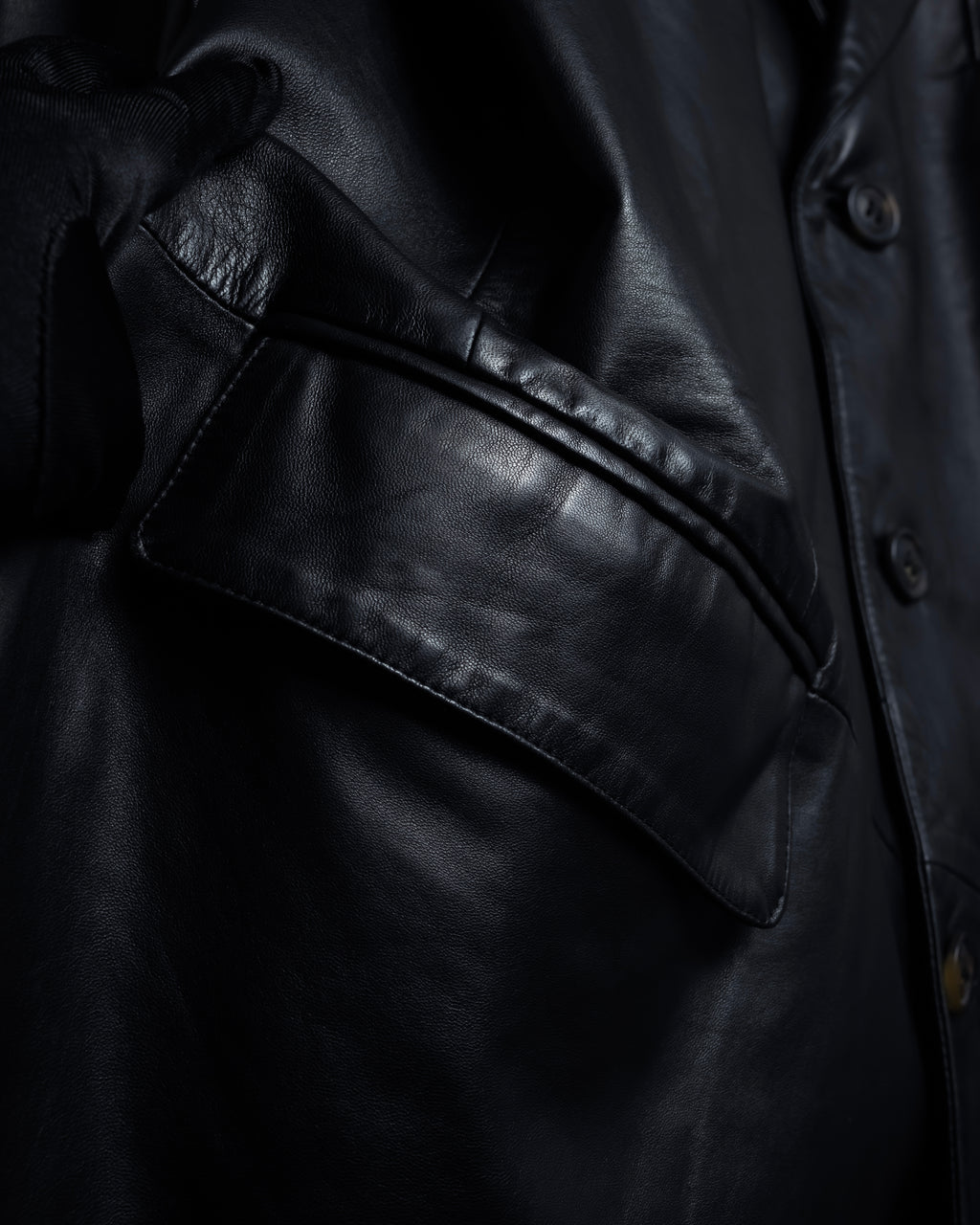 "Salvatore Ferragamo" Straight silhouette leather tailored jacket