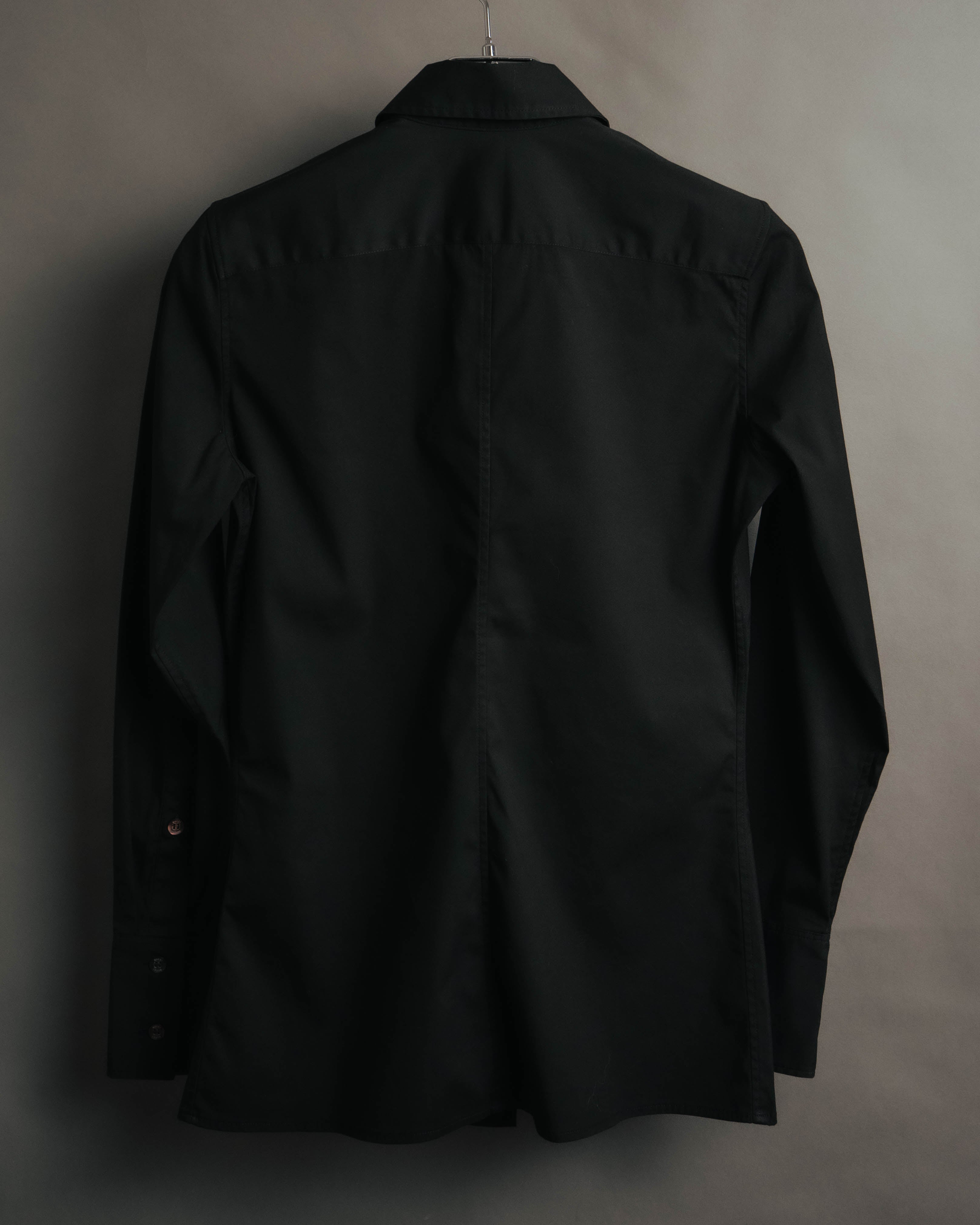 "GUCCI" 00's Black uniform long sleeve shirt