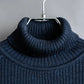 "GUCCI" Ribbed turtleneck fleece wool knit