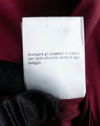 "GUCCI" Beautiful burgundy color silk bowtie shirt