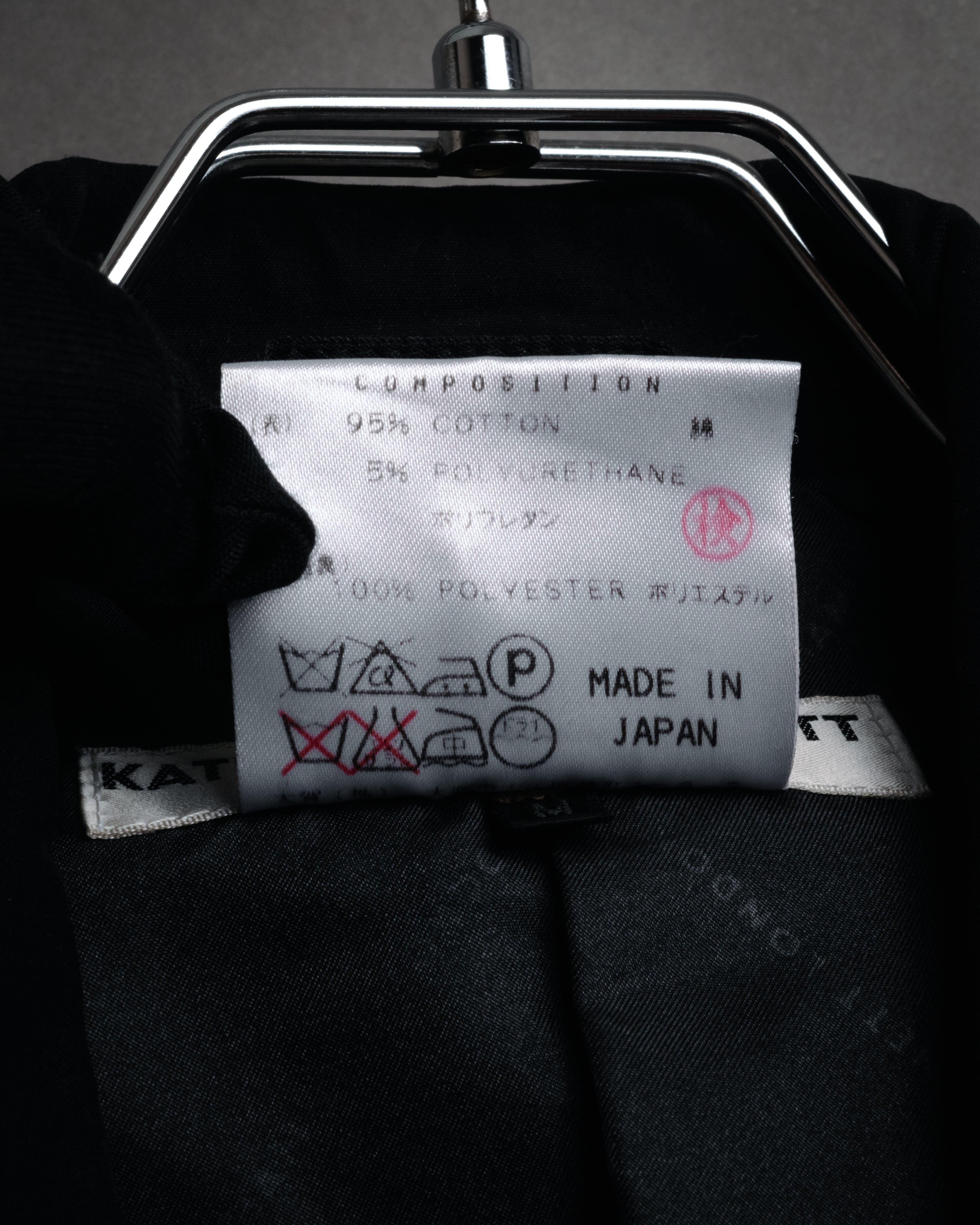 “KATHARINE HAMNETT LONDON”
1995-2005 Structured workwear tailored jacket