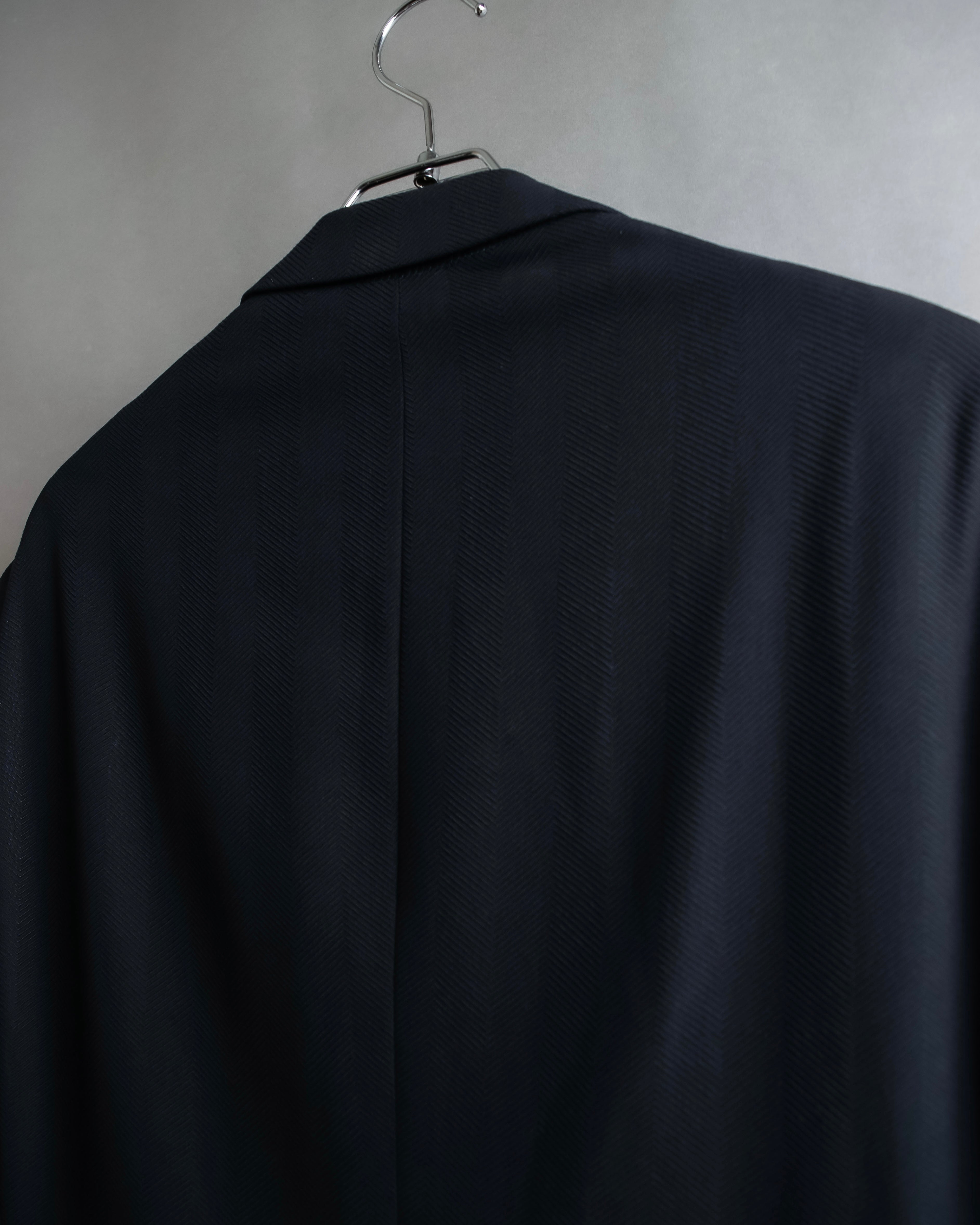 "ARMANI COLLEZIONI" Herringbone weave classical detail set up