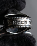 "GUCCI" Anger forest collection silver bullhead motif ring