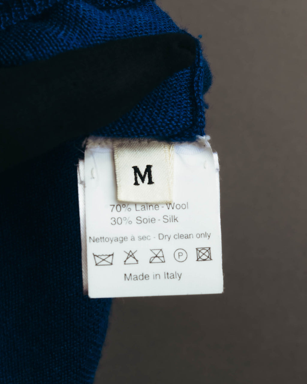 "LANVIN" 00's Elegant wool silk sleeveless knit top