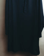 -SPECIAL- "Jil Sander" 2023 Elegant rayon skipper mock-neck shift dress