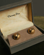 “Christian Dior” 80’s-90’s Textured dome cufflinks