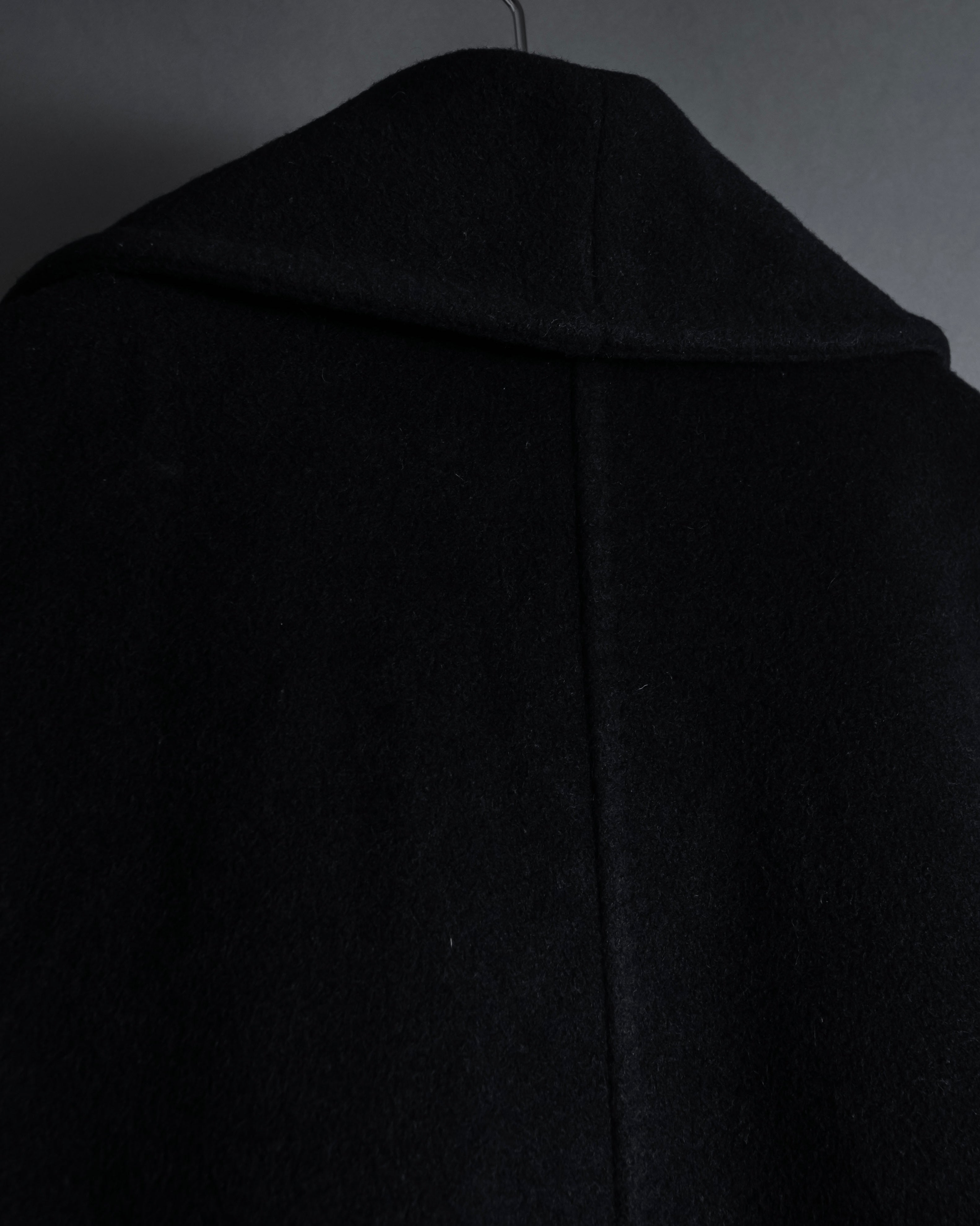 "Max Mara" 90''s-00's Actress collar design long coat