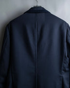"COMME des GARCONS HOMME DEUX" Different material tailored jacket