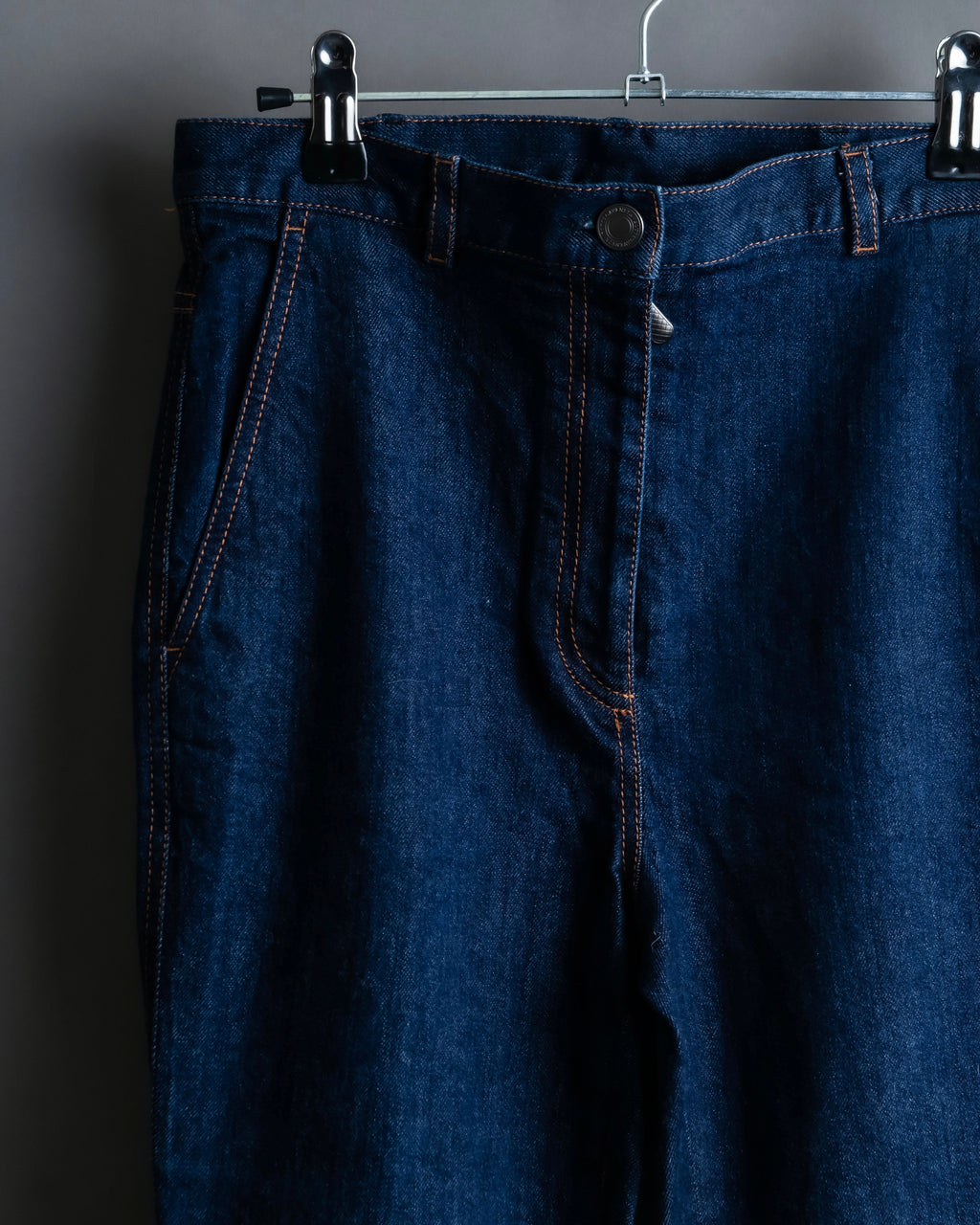 "BOTTEGA VENETA" Wide straight silhouette fisherman denim pants