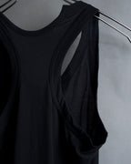 "YOHJI YAMAMOTO FEMME" 13SS
Shoulder cutting sleeveless pullover