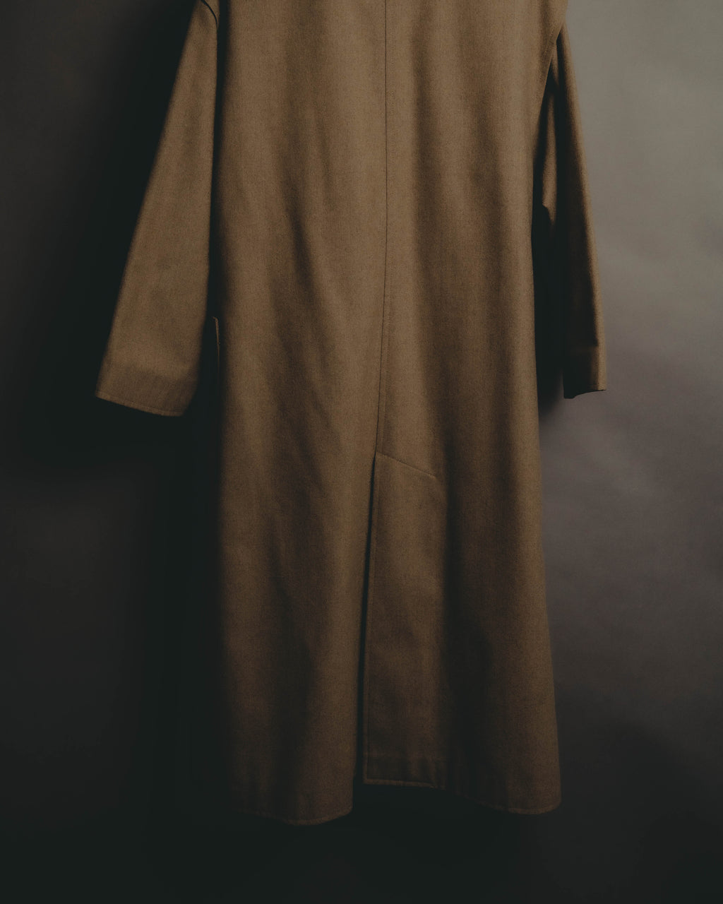 "Chloé" 70's-80's Wide-lapel double-breasted long coat