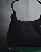 "Salvatore Ferragamo" 00’s canvas hobo shoulder bag