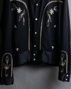 "Vintage Western detail shirt jacket"