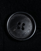 "VIKTOR&ROLF" Sculptural lapel melton coat