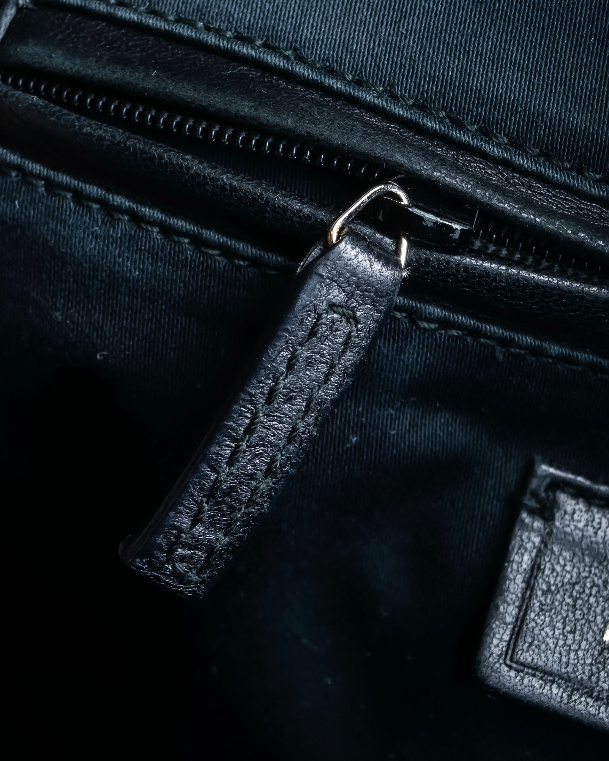 "YVES SAINT LAURENT" Glossy leather easy boston bag