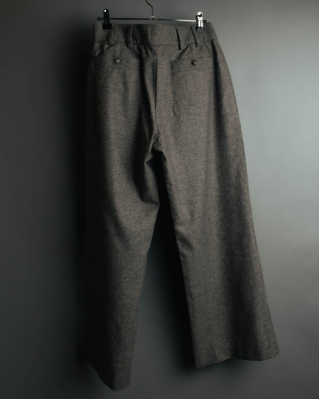 -SPECIAL- “CHANEL” 05AWmicro houndstooth tweed wide trousers