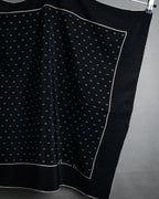 “Christian Dior” 90’s CD monogram silk scarf