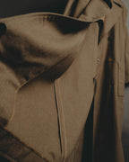 "Chloé" 70's-80's Wide-lapel double-breasted long coat