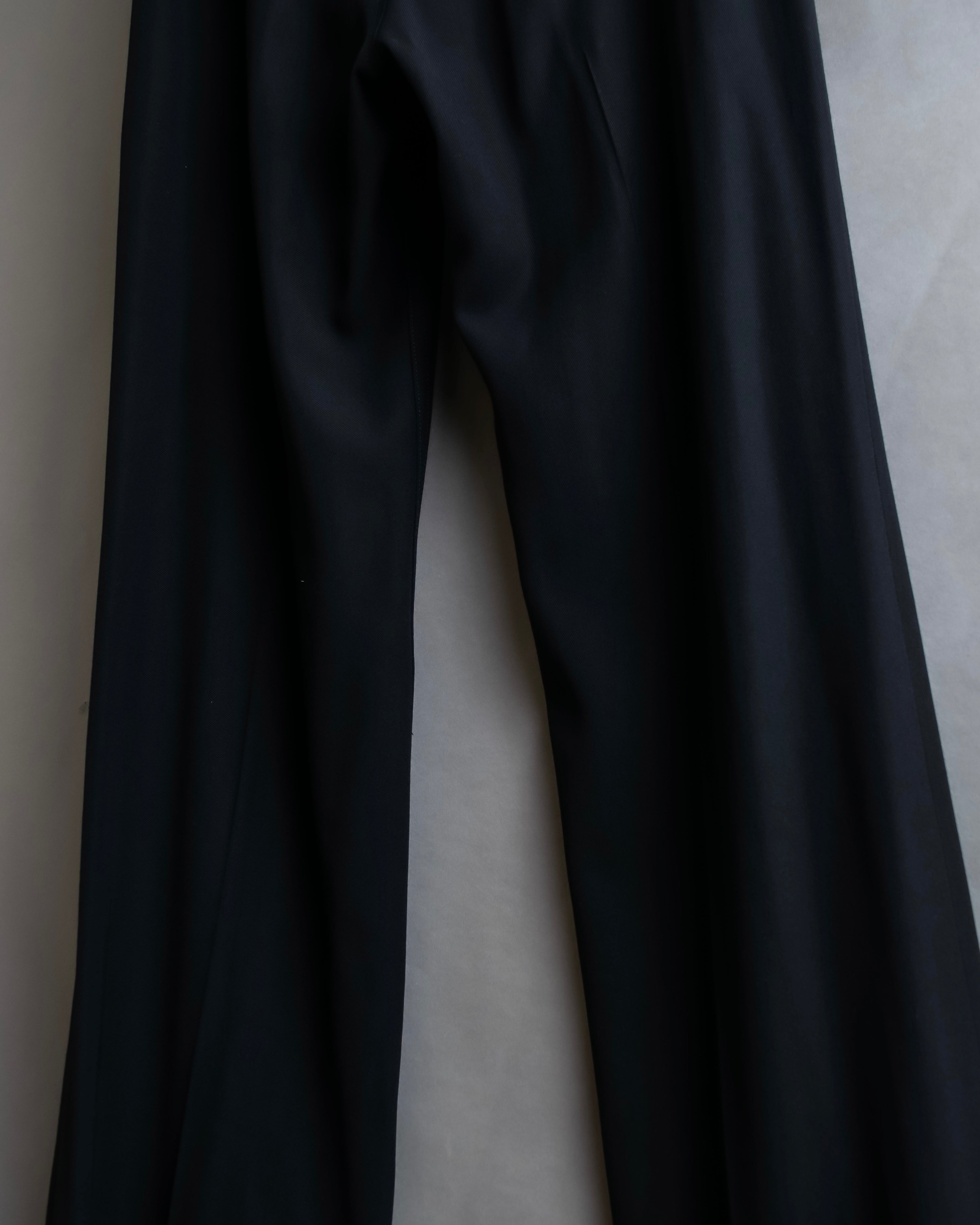 "BALENCIAGA" Beautiful draped full-length slacks