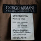 "GIORGIO ARMANI" Diamond pattern peak lapel double breasted tailored jacket