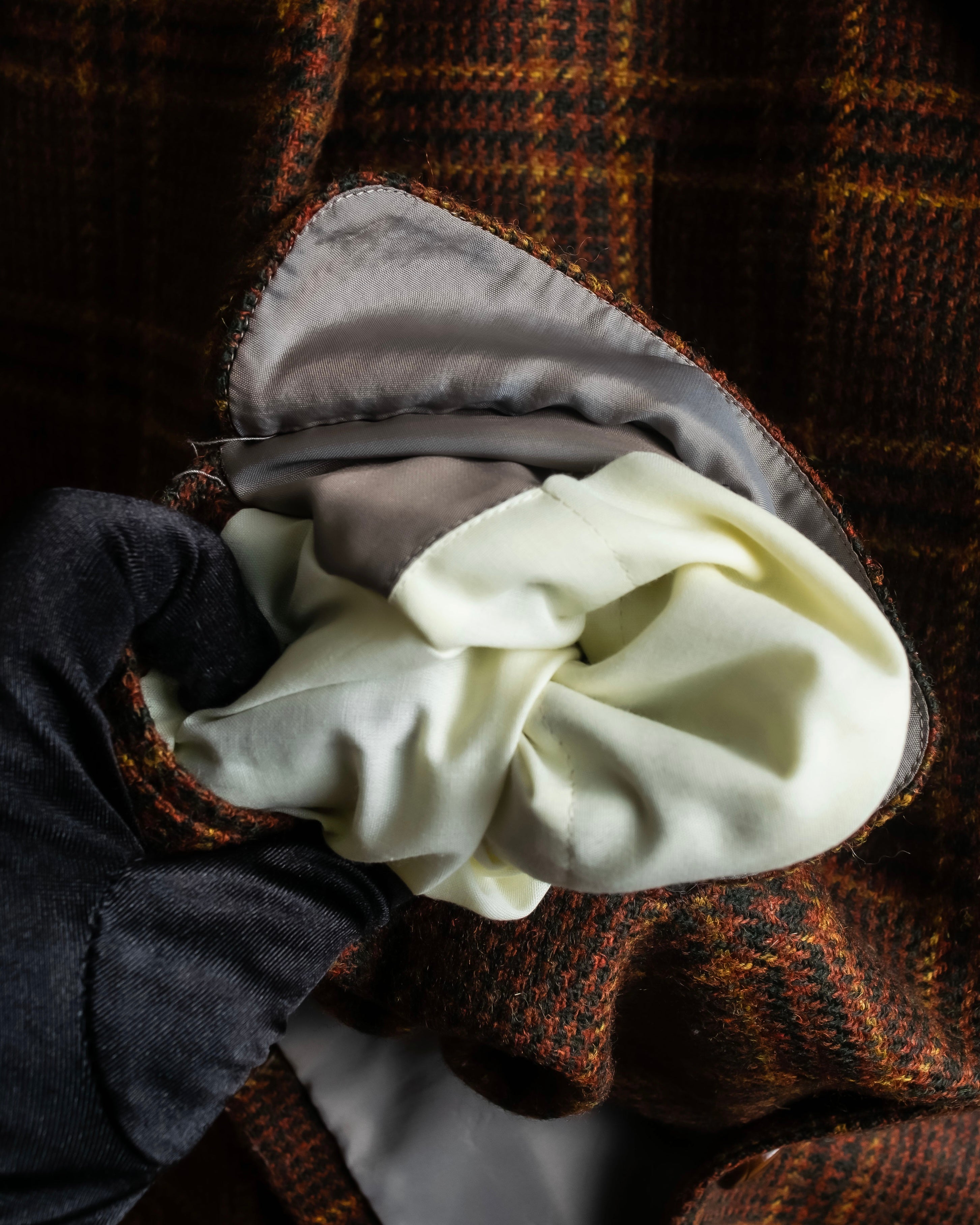 "Burberrys" Warm-colored checked twill tailored jacket