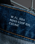 "CELINE" Stonewash design straight denim
