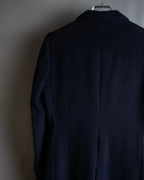 "BALENCIAGA" Peak lapel double-breasted chester coat