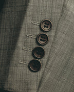 "MONSIEUR by GIVENCHY" 90's Checked wool tailored blazer