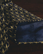 "GUCCI" 80's Nautical patterned silk necktie