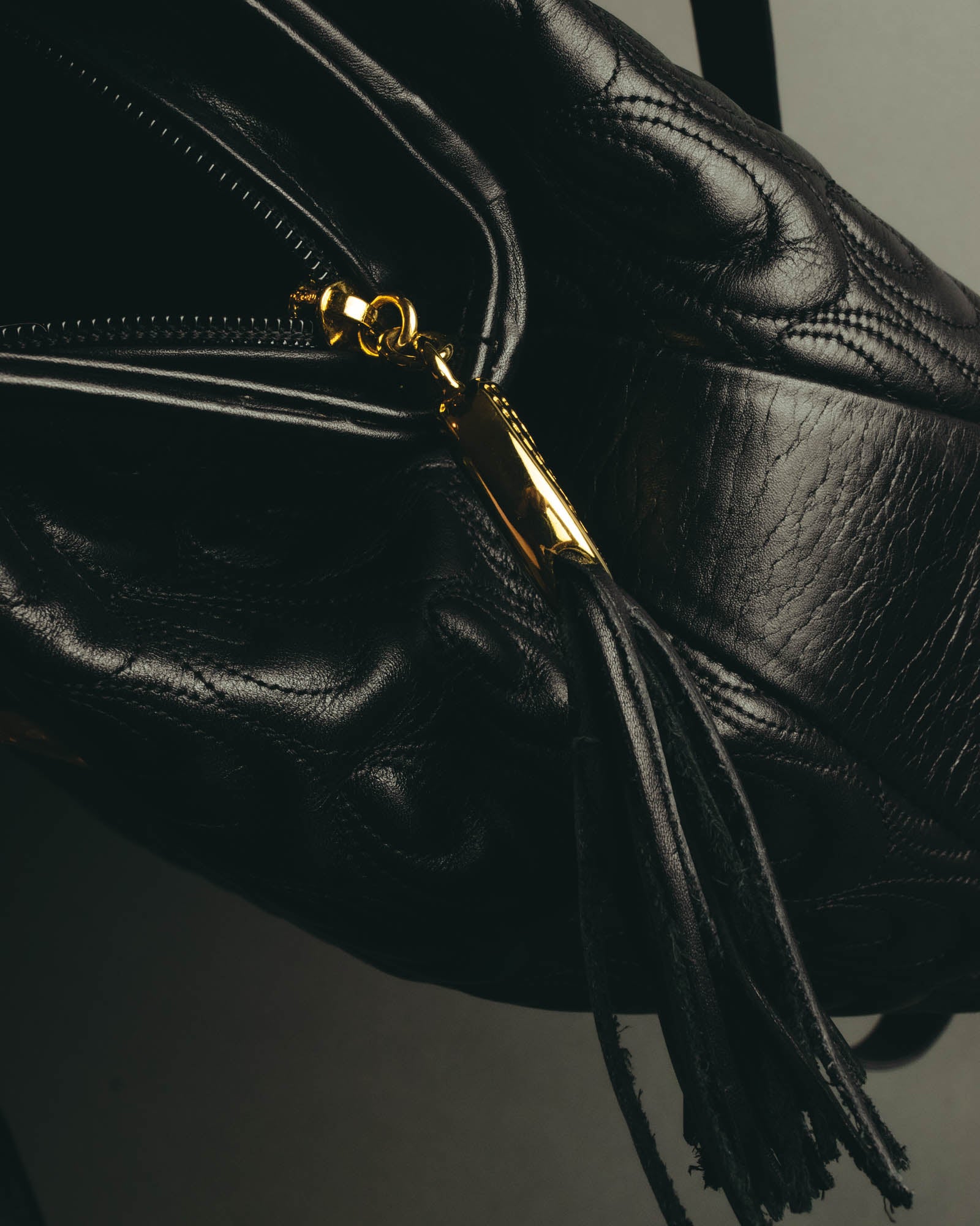 "Valentino Orlandi" 80's-90's Sculptural quilted leather shoulder bag