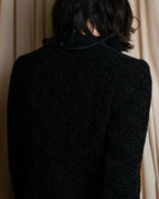 "JEAN-LOUIS SCHERRER" Lace frill design ribbon attached jacket