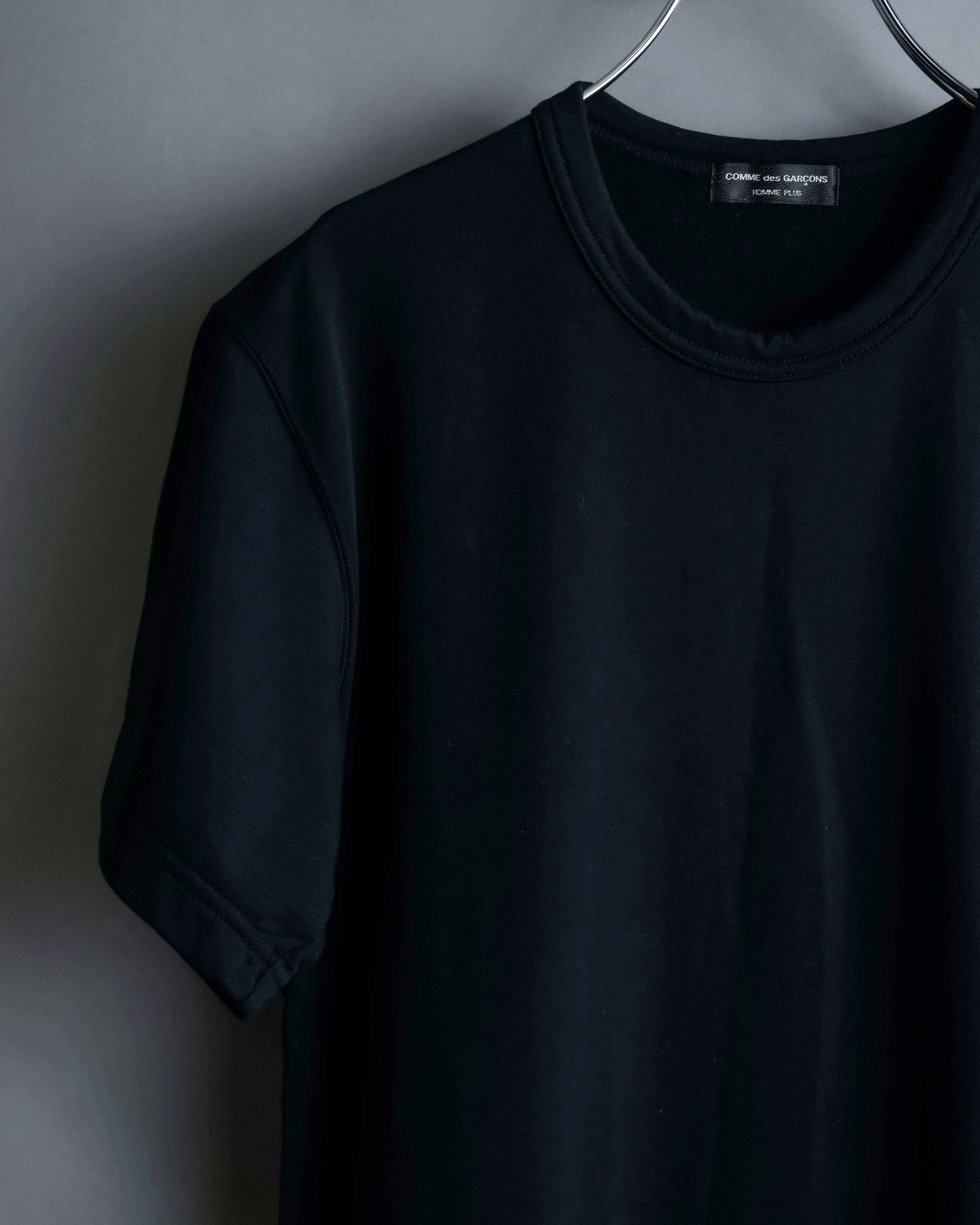 “Comme des Garçons Homme Plus” Zip attached detail T shirt