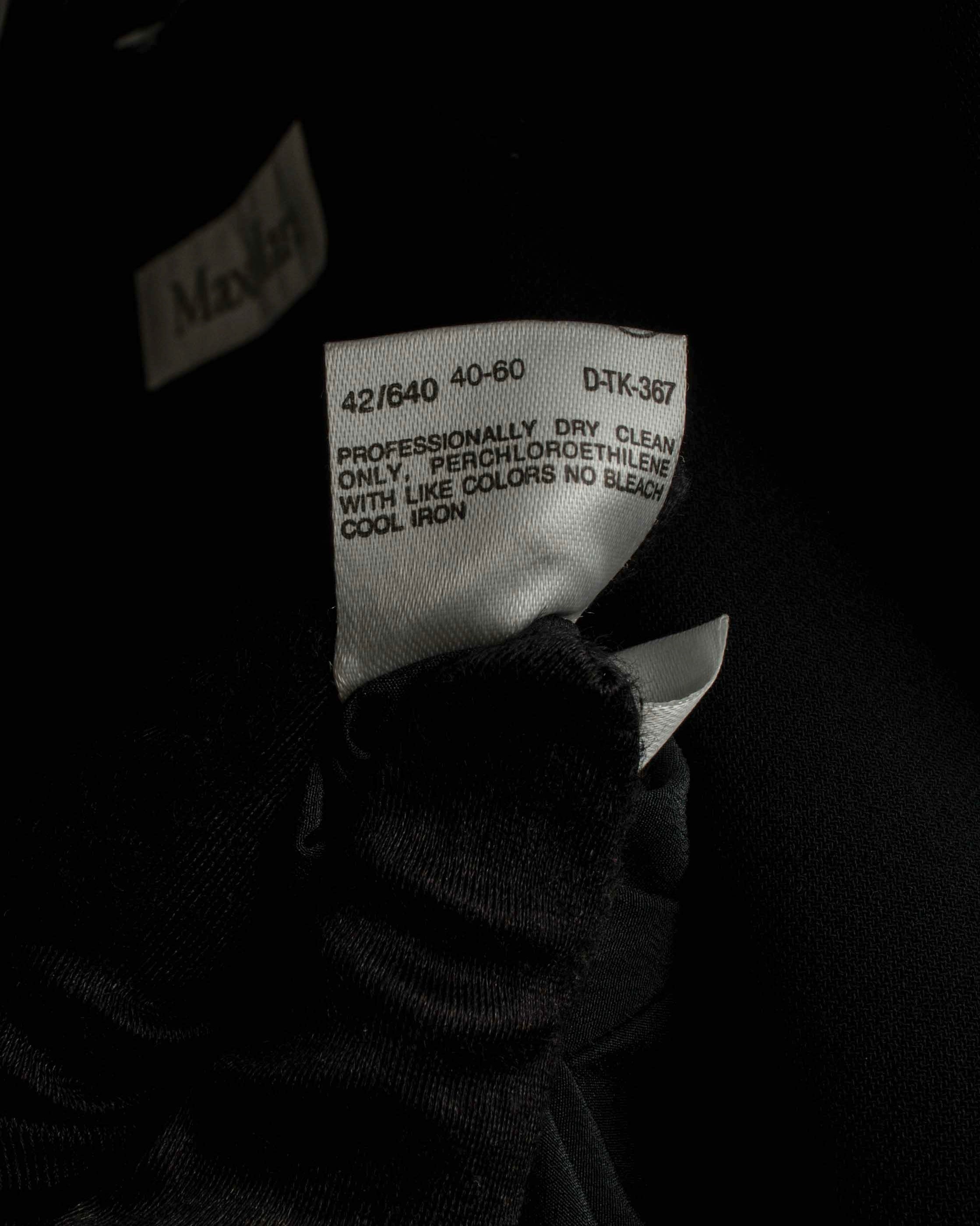 "Max Mara" Draping detail wrap skirt set up