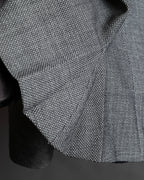 "Max Mara" 2way shape jacket & box pleated mid length skirt set up