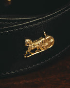 "CELINE" 90's-00's Classic horse carriage waist belt