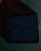 "GUCCI" Flower motif vintage logo design silk neck tie