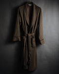 "CELINE" 70’s-80’s Archive sulky embroidered gown coat