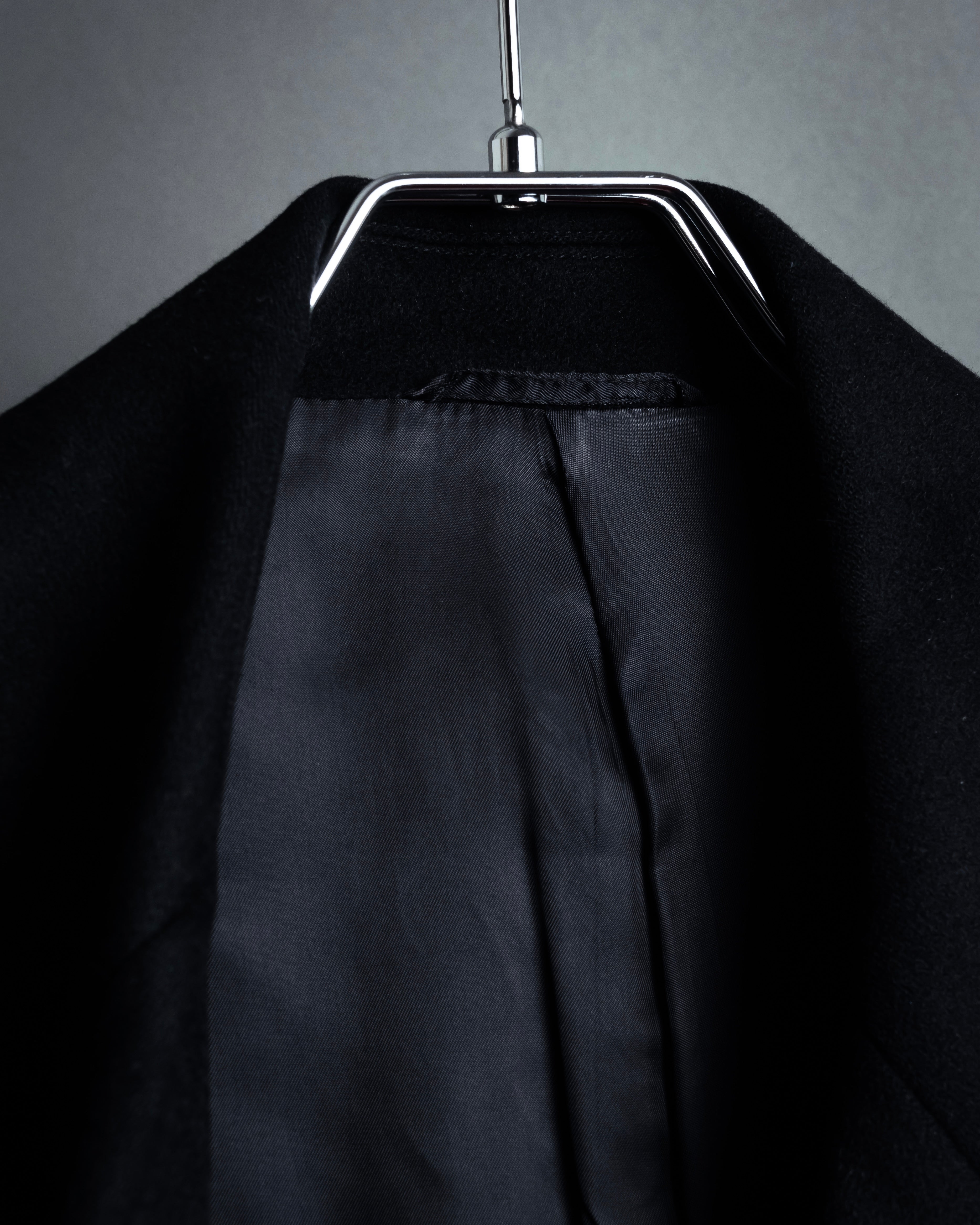 "PIERRE BALMAIN" Classic tailoring 100% cashmere chester coat