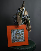 "HERMES" Carré 90 Joies d’Hiver Winter Pleasures silk scarf